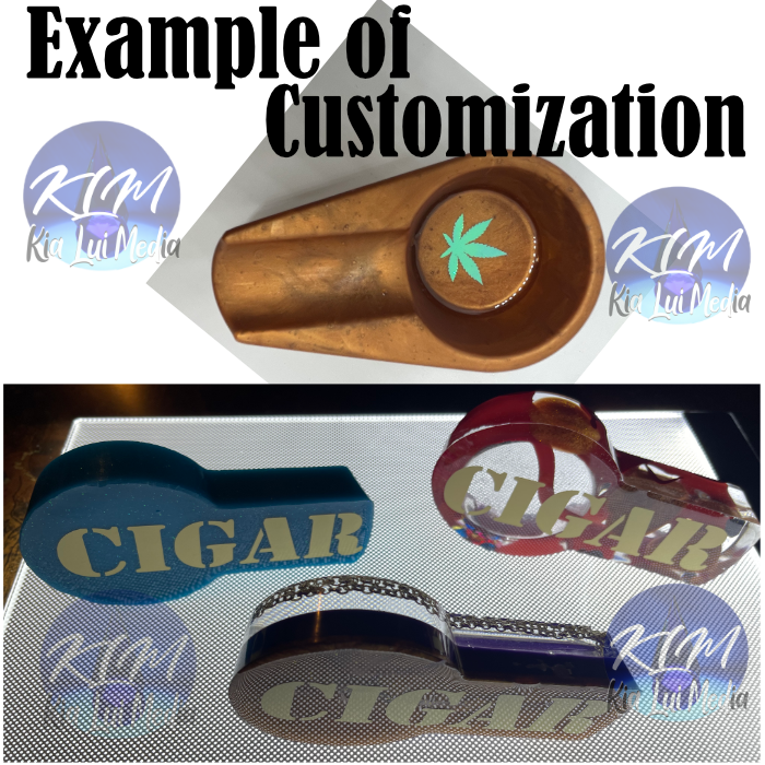 Cigar Ashtrays - Tapered Bottom - Personalized - Kia Lui Media